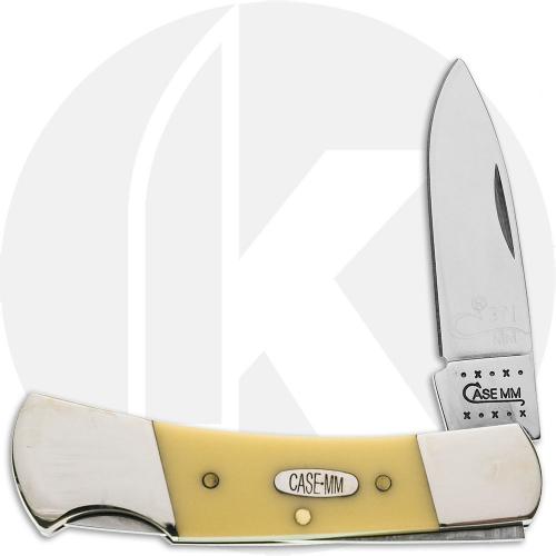 Case Millennium Collection Lockback Knife - Yellow Delrin - 31225LSS - Discontinued - BNIB