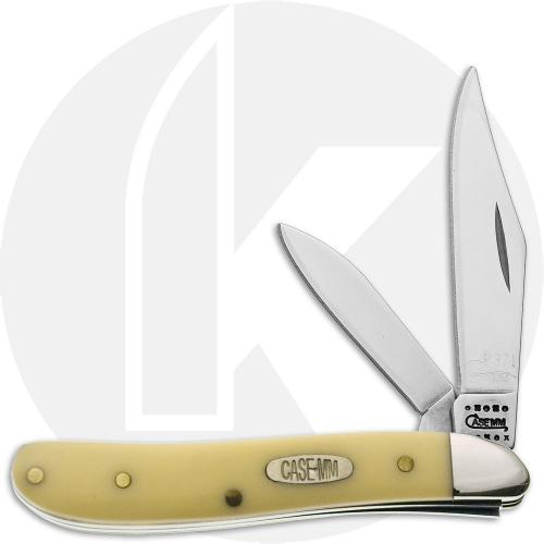 Case Millennium Collection Barehead Peanut Knife - Yellow Delrin - 3220SSB - Discontinued - BNIB