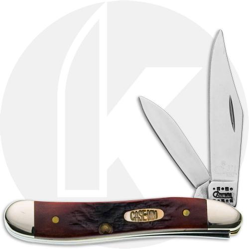 Case Millennium Collection Peanut Knife - Jigged Chestnut Bone - 6220SS - Discontinued - BNIB