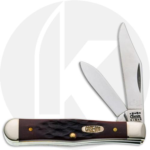 Case Millennium Collection Small Coke Bottle Knife - Jigged Chestnut Bone - 6225 1/2SS