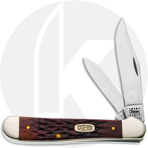 Case Millennium Collection Copperhead Knife - Jigged Chestnut Bone - 6249SS