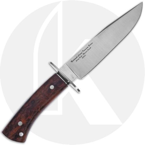 Camillus OVB Fisk Bowie Fixed Blade Knife - Carbon Steel - Desert Ironwood - Discontinued - BNIB