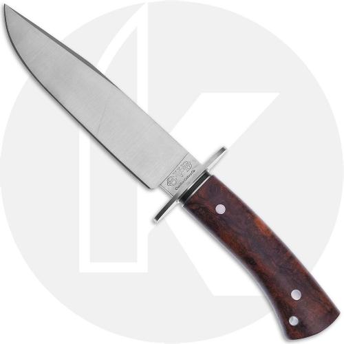 Camillus OVB Fisk Bowie Fixed Blade Knife - Carbon Steel - Desert Ironwood - Discontinued - BNIB