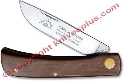 GERMAN EYE BRAND CARL SCHLIEPER WOOD SODBUSTER KNIFE 99JR SOLINGEN GERMANY  (9550