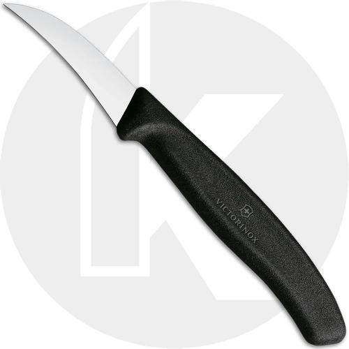 Victorinox Bird's Beak Paring Knife with Black Handle, 6.7503