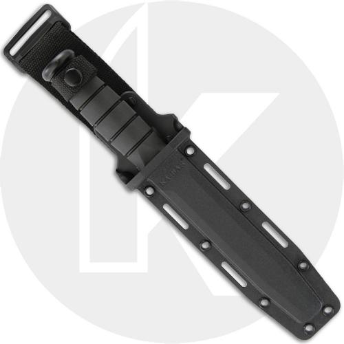 KA-1213, KA-BAR Black USMC Utility, Plain Edge, Synthetic Sheath