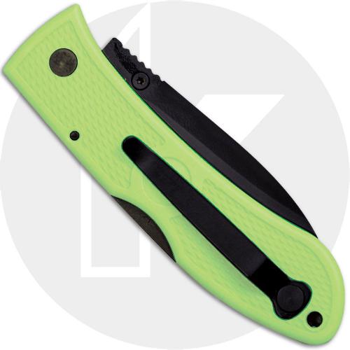 KABAR Mini Dozier Folder, Zombie Green, KA-4072ZG