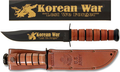 KABAR Knife, US Army Korean War Commemorative, KA-9105