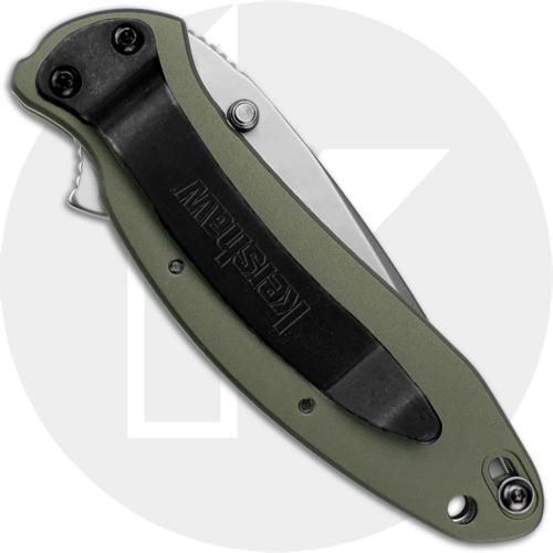 Kershaw Scallion, Olive Drab Aluminum, KE-1620OL