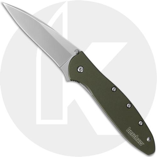 Kershaw Leek, Olive Drab Aluminum, KE-1660OL