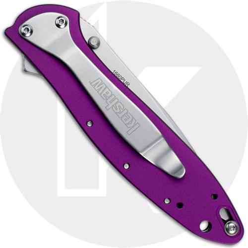 Kershaw Leek, Purple Aluminum, KE-1660PUR