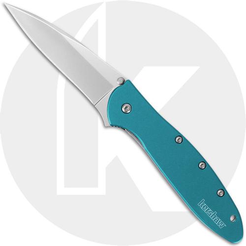 Kershaw Leek, Teal Aluminum, KE-1660TEAL