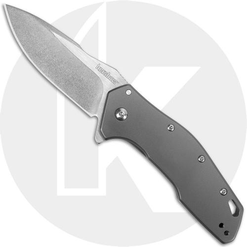 Kershaw Eris 1881 Knife EDC Drop Point Assisted Opening Flipper Folder Stainless Steel