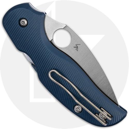 MODIFIED Spyderco Sage 5 Lightweight - CPM SPY27 - AWT Exclusive Midnight Blue Contoured Scales