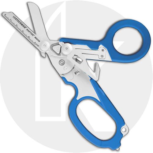 Leatherman Raptor Tool 832344 6 Function Medical Shears Multi Tool Blue GFN Grips