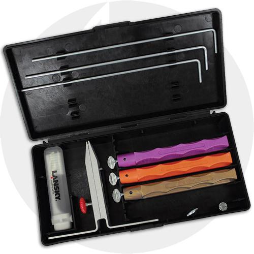 Lansky Knife Sharpener, Standard Diamond Sharpening System, LK-LK3DM