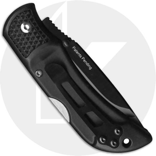 Outdoor Edge OX-30 Onyx-Lite Knife Lockback Folder with Replaceable Blades and Grivory Handle