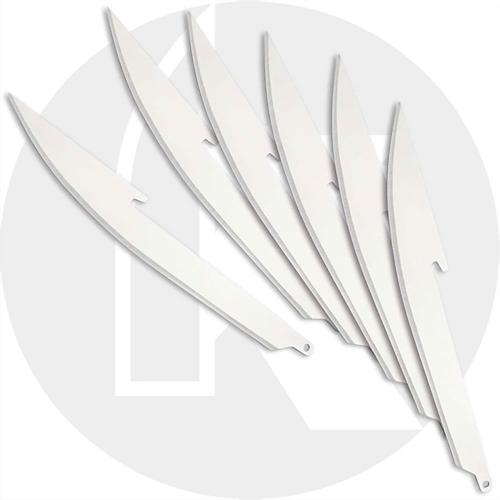 Outdoor Edge RazorMax Replacement Blades - 5 Inch Boning / Fillet - Set of 6 - RR-50