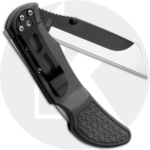 Outdoor Edge RazorWork RW30-60 - 3.0 Inch Replaceable Blades - Black Grivory and TPR