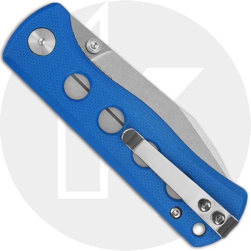 QSP Canary Folder QS150-I1 Knife - Stonewash 14C28N Drop Point - Blue G10