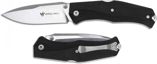 Steel Will Gekko Mini 1551, Black G10, SMG-1551