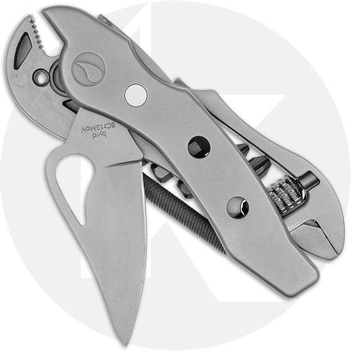 Spyderco byrdRench BY15P Multi Tool - Plain Edge - Matte Stainless Steel - Discontinued Item - BNIB - PROTOTYPE SAMPLE 2006