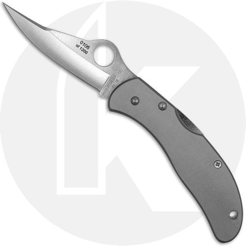 Spyderco Worker C01PCOM - Commemorative Knife - Limited Run of 1200 - Discontinued Item - Serial Number - BNIB