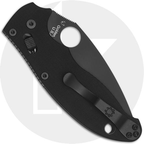 Spyderco Manix2 Knife, Black, SP-C101GPBBK2