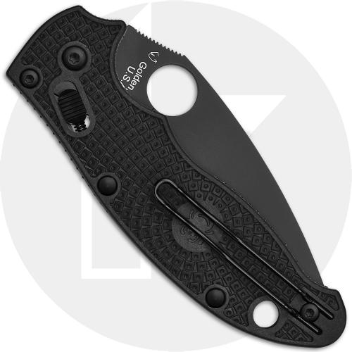 Spyderco Manix 2 Lightweight Knife, Black Blade, SP-C101PBBK2