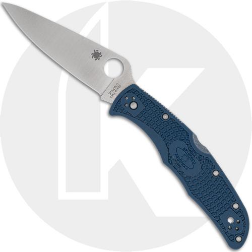 Spyderco Endura 4 C10PCBL Knife - CPM SPY27 - Cobalt Blue FRN