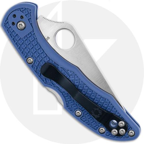 Spyderco Delica 4 FRN C11PBLE - ZDP-189 Sprint Run - Blue FRN - Discontinued Item - BNIB - 2006