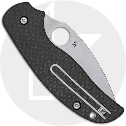 Spyderco Sage 6 C123CFBCLS90VP Knife - Sprint Run - CPM S90V Leaf - Carbon Fiber/G10 Laminate