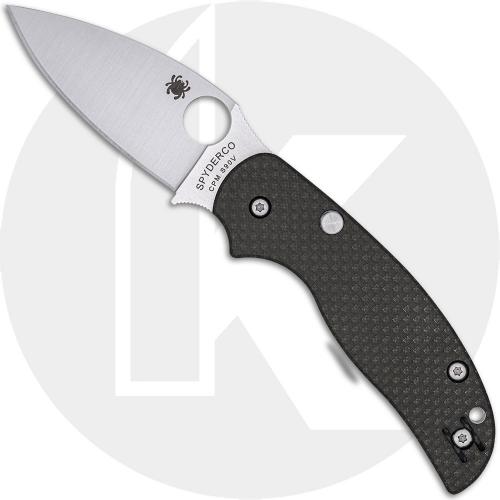 Spyderco Sage 6 C123CFBCLS90VP Knife - Sprint Run - CPM S90V Leaf - Carbon Fiber/G10 Laminate