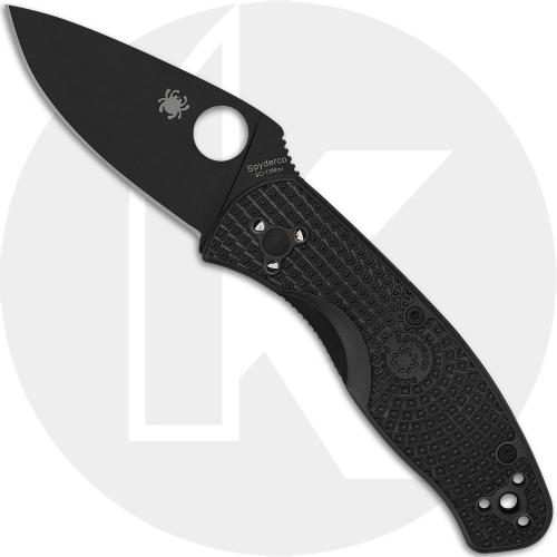 Spyderco Persistence Lightweight C136PBBK - Black Plain Edge - Black FRN - Liner Lock Folder