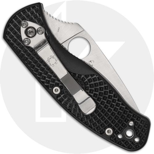 Spyderco Persistence Lightweight C136PBK - Plain Edge - Black FRN - Liner Lock Folder