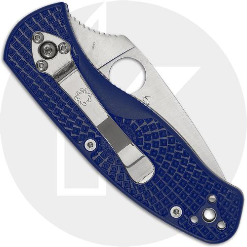 Spyderco Persistence Lightweight CPM S35VN C136PBL - Plain Edge - Blue FRN - Liner Lock Folder