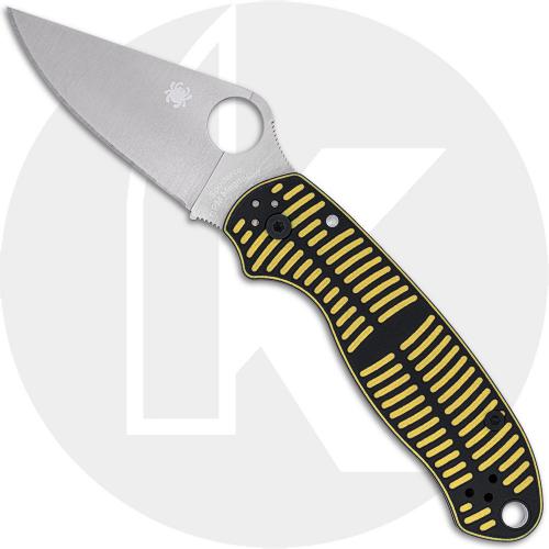 Spyderco Para 3 Salt C223GBKYLMCP Knife - CPM MagnaCut - Black/Yellow G10 - USA Made