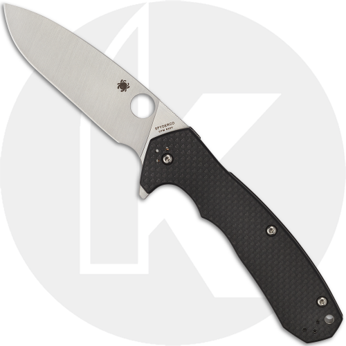 Spyderco Amalgam C234CFP Knife Brian Lai EDC Drop Point Carbon Fiber G10 Compression Lock Flipper Folder