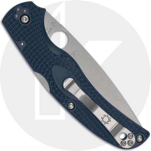 Spyderco Native Chief Lightweight C244PCBL Knife - CPM SPY27 - Blue FRN - USA Made