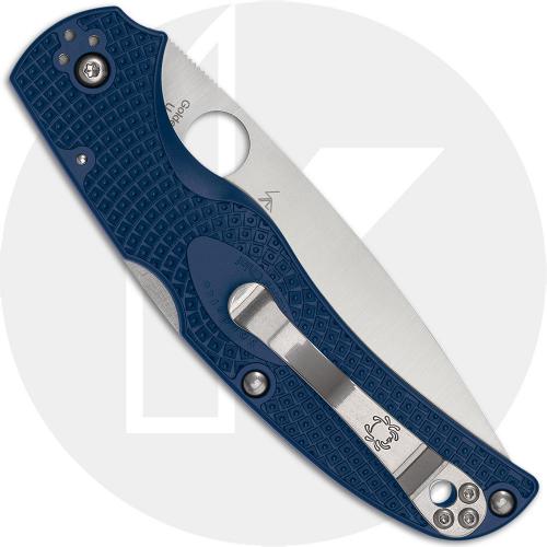 Spyderco Native Chief Lightweight C244PDBL Knife - CPM S110V - Dark Blue FRN - USA Made