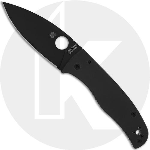 Spyderco Bodacious C263GPBK Knife - DLC CPM S30V Leaf - Black G10