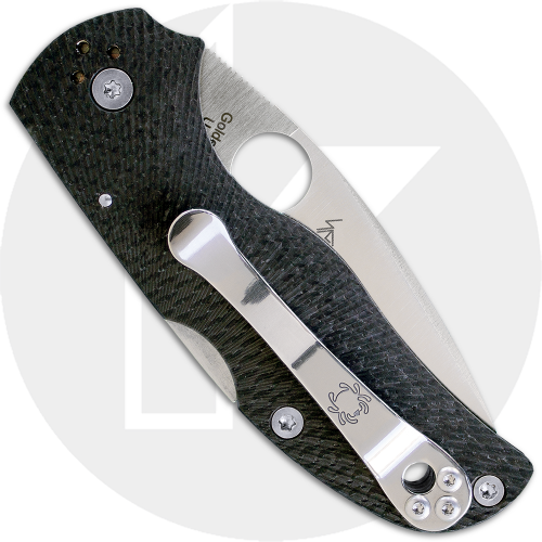 Spyderco C41CFFP5 Native 5 Lockback Folding Knife CPM S90V Blade Fluted Carbon Fiber Handle