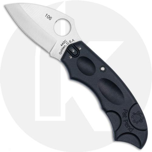 Spyderco Meerkat C64PBK - 440C Drop Point - Black FRN - Phantom Lock - Discontinued Item - Serial Numbered - BNIB - 2001