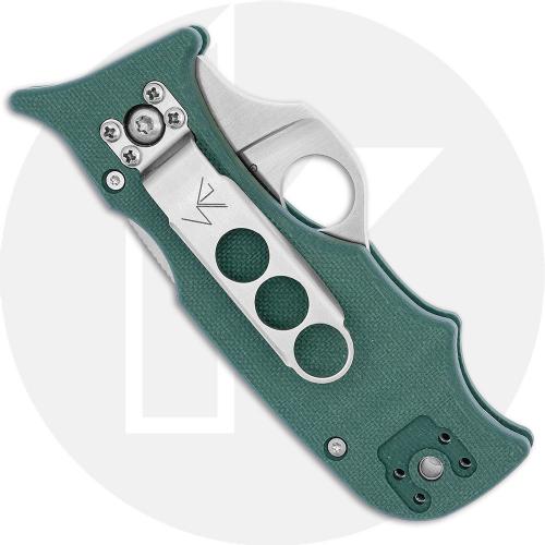 Spyderco Lil Temperance C69GP2 - CPM 440V Trailing Point - Green G10 - Discontinued Item - Serial Numbered - BNIB - 2002