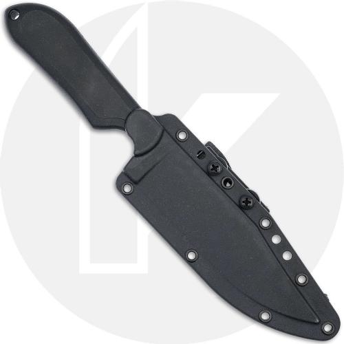 Spyderco Fred Perrin FB04 - VG-10 Clip Point Bowie - Black FRN with Kraton Inlays - Discontinued Item - Serial Number - BNIB - 2