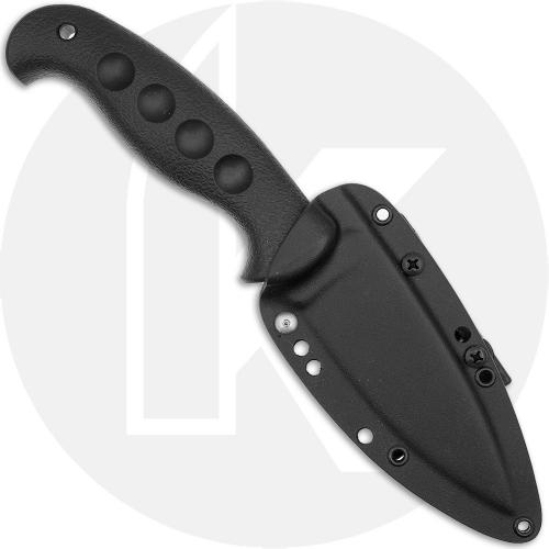 Spyderco Temperance Knife - FB05BBP - Black VG-10 Spear Point - Black FRN - Boltaron Sheath with Tek-Lok - Discontinued Item - B