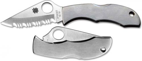 Spyderco Ladybug 3 SS Knife, Serrated, SP-LSSS3