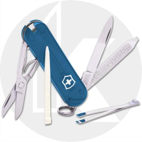 Victorinox Classic SD 0.6223.T2, Translucent Sapphire (was SKU 54212)