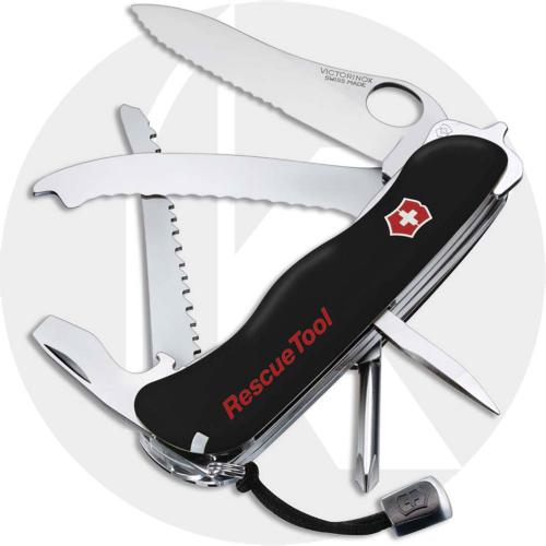 Victorinox Knives: Victorinox Rescue Tool, Black Handle, VN-54900