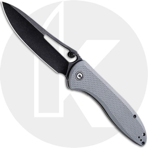 CIVIVI Picaro C916C - Black Stonewash D2 Drop Point - Gray G10 - Liner Lock Folder